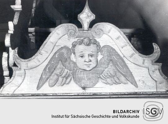Teil einer Orgelverkleidung im Heimatmuseum Neustadt