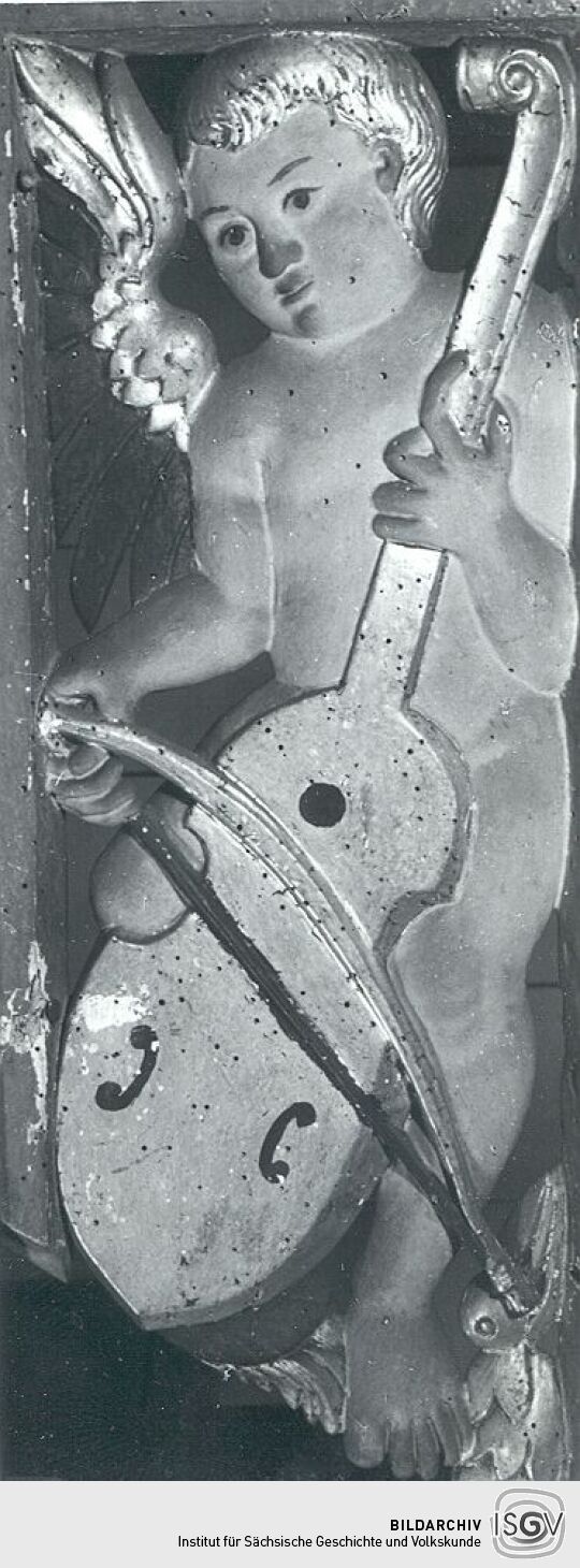 Teil einer Orgelverkleidung im Heimatmuseum Neustadt