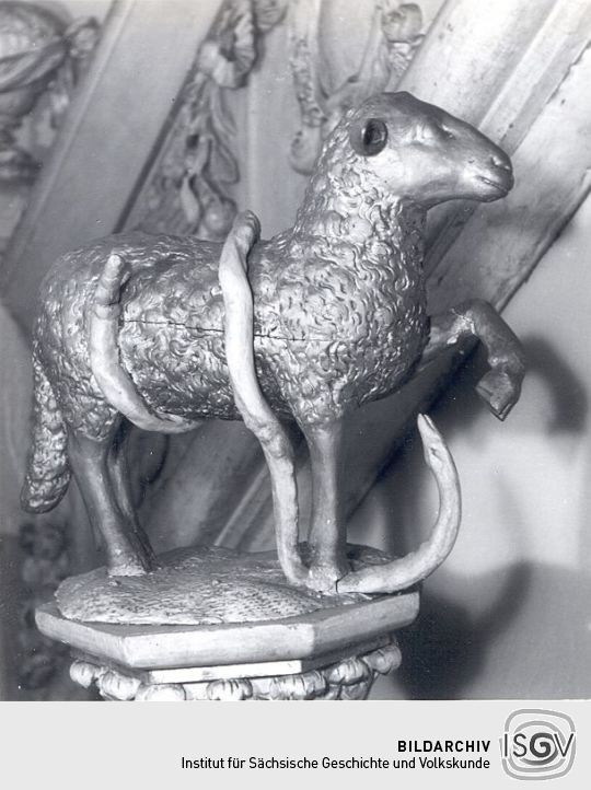 Teil eines Kanzelschallfanges aus dem Museum Hainichen