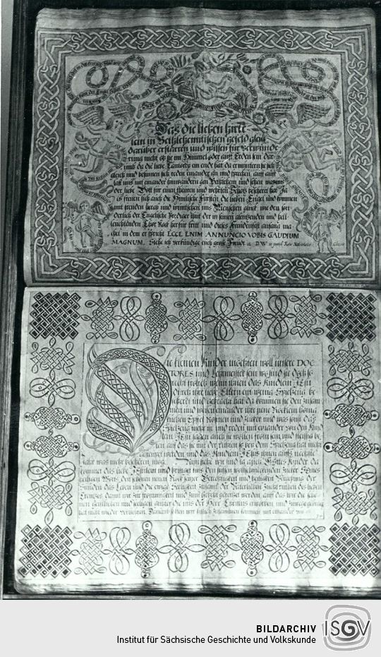 Seiten eines Kirchenbuches aus Brandenburg