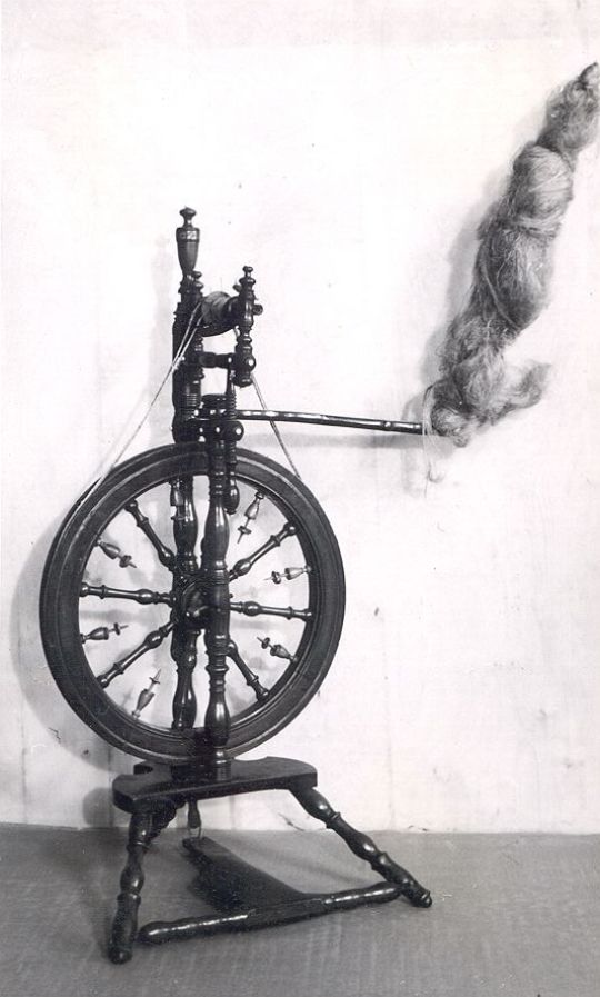 Spinnrad aus dem Heimatmuseum Dohna