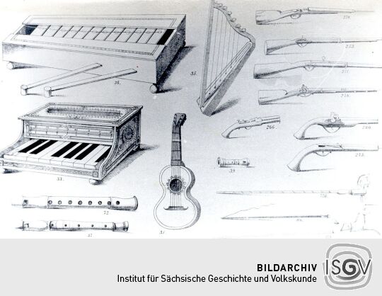 Blatt eines Spielzeugmusterbuches aus Waldkirchen