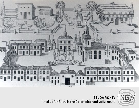 Blatt eines Spielzeugmusterbuches aus Waldkirchen