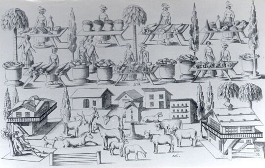 Blatt eines Spielzeugmusterbuches aus Waldkirchen