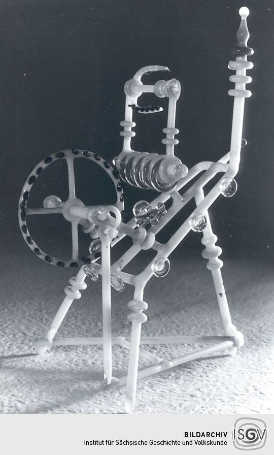Spinnrädlein aus dem Deutsches Spielzeugmuseum Sonneberg