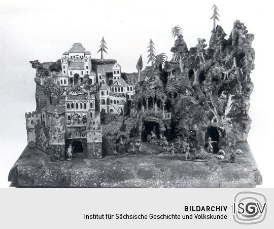 Weihnachtskrippe aus Böhmen