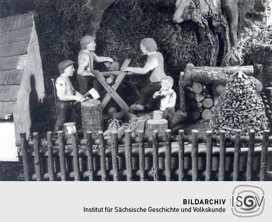 Teil des Neustädtler Weihnachtsberges