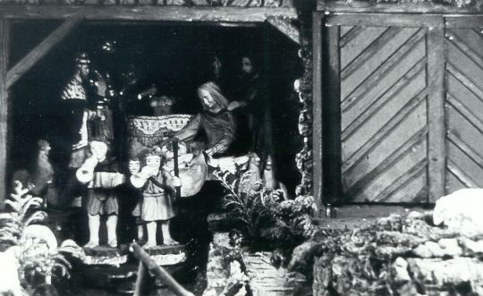 Teil eines Weihnachtsberges aus Brünlos