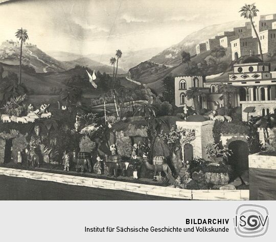 Mechanischer Weihnachtsberg