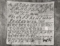 Bild: Sticktuch aus dem Stadtmuseum Großenhain