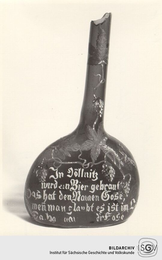 Goseflasche aus dem Heimatmuseum Schkeuditz