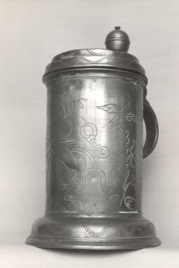 Bild: Bierkrug aus Zinn