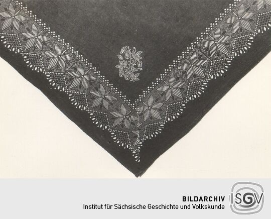 Blaudruckdecke aus Plauen