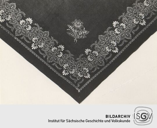 Blaudruckdecke aus Plauen