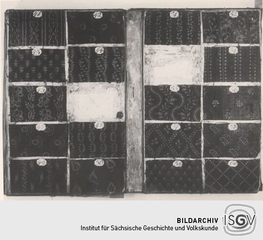 Blaudruckmuster aus Grimma