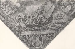 Bild: Bedrucktes Taschentuch aus Leisnig