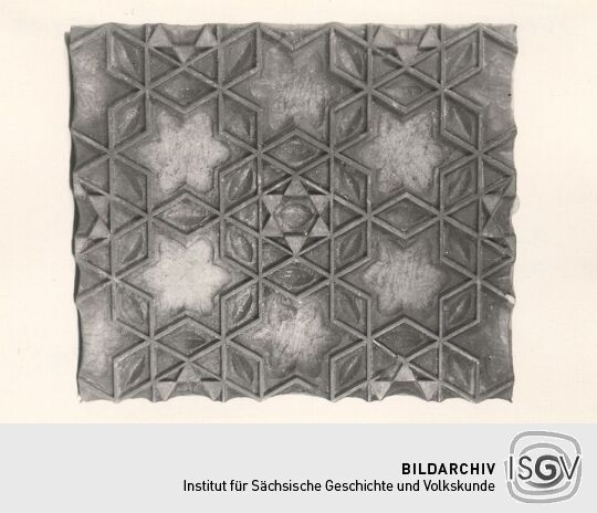 Blaudruckmodel aus Nossen