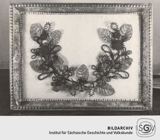 Haararbeit aus dem Stadtmuseum Zittau