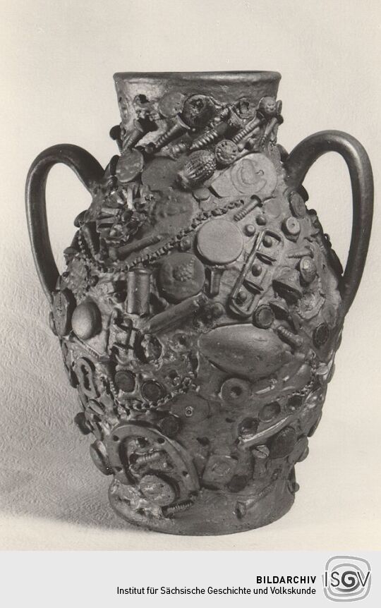 Tonkrug aus dem Heimatmuseum Neustadt