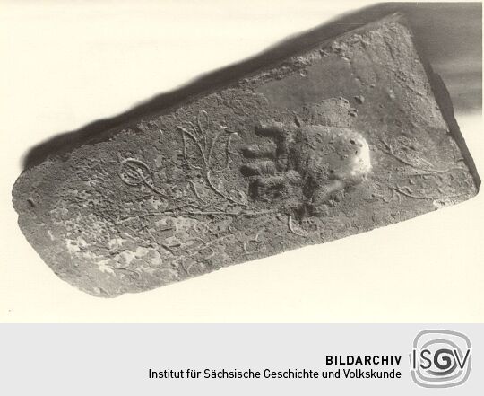 Feierabendziegel aus dem Schkeuditzer Heimatmuseum