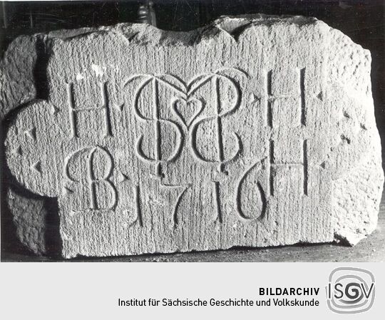 Hausstein aus der Rathsmühle bei Zöthain