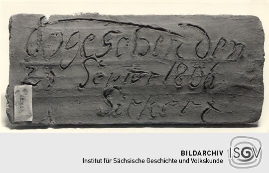 Dachziegel aus dem Heimatmuseum Wurzen