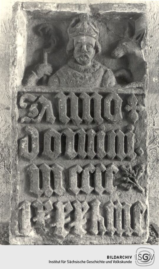 Stein aus der Werdauer Stadtmauer