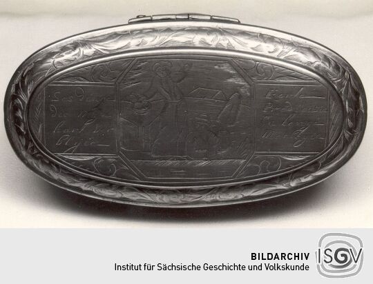 Tabakdose aus dem Heimatmuseum Reichenbach