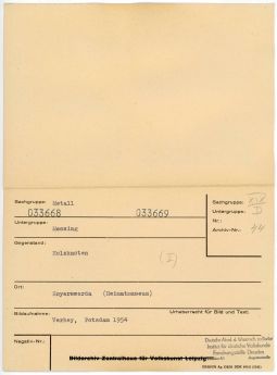 Bildkarte 033668, 033669