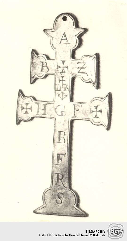 Pestkreuz aus dem Heimatmuseum Schkeuditz