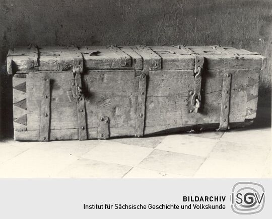 Truhe aus dem Heimatmuseum Werdau