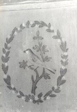 Bild: Bemalte Stubentür aus Niederoderwitz