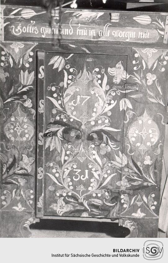 Schrank aus Niederoderwitz ( Detail)