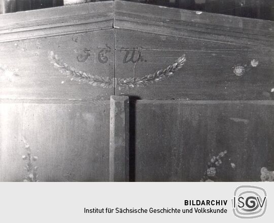 Schrank aus Niederoderwitz ( Detail)