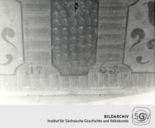 Truhe aus Niederoderwitz ( Detail )