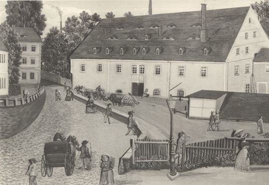 Perspektivenbild aus dem Städtischen Museum Glauchau