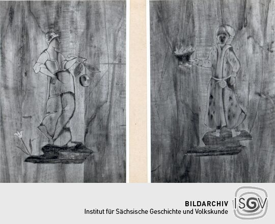 Barockschrank -Detail