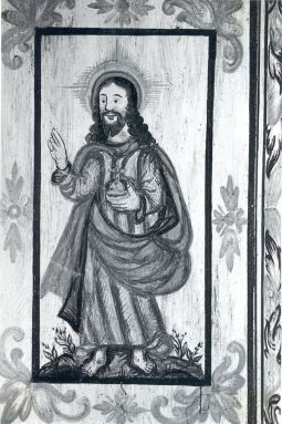 Bild: Bemalter Betthimmel