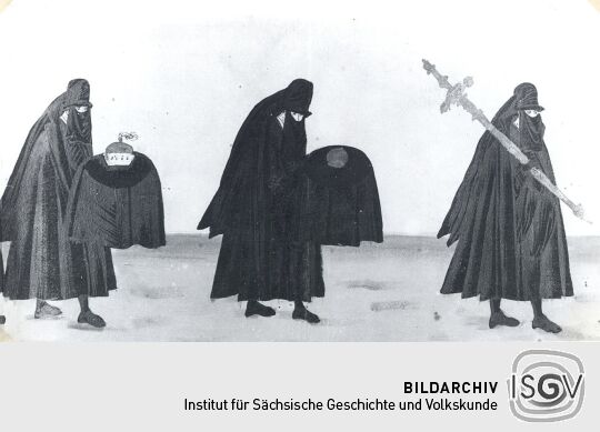 Darstellung eines kurfürstlichen Leichenbegräbnisses 15./16. Jh.