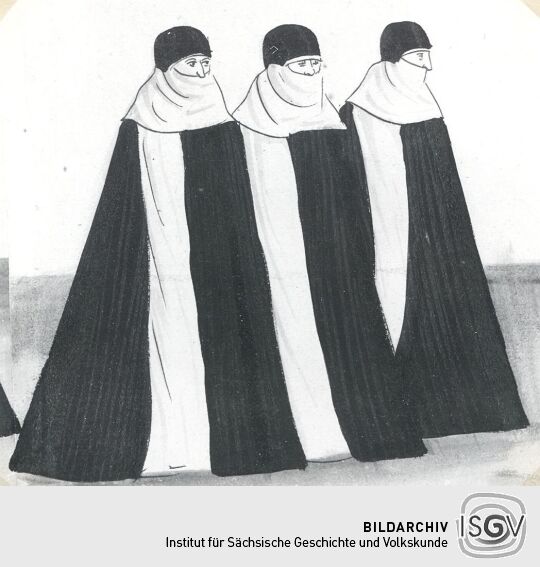 Darstellung eines kurfürstlichen Leichenbegräbnisses 15./16. Jh.