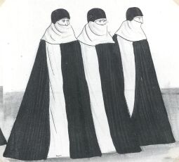 Bild: Darstellung eines kurfürstlichen Leichenbegräbnisses 15./16. Jh.