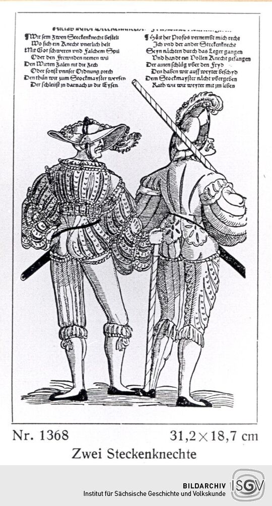 Zwei Steckenknechte