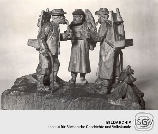 Schnitzfiguren aus Schlettau