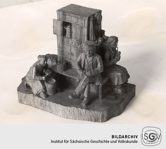Schnitzarbeit aus dem Museum für Volkskunst Dresden