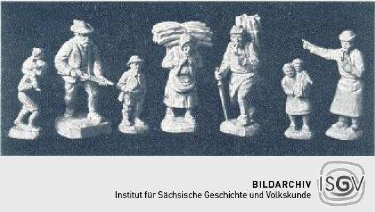 Schnitzarbeiten aus der Schneeberger Schnitzerschule