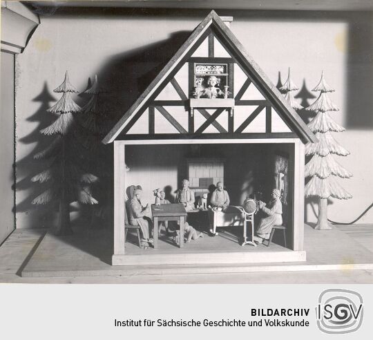 Schnitzarbeit von der Schneeberger Weihnachtsmesse 1938