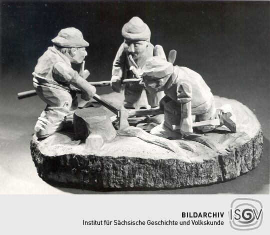 Schnitzarbeit aus Klingenthal