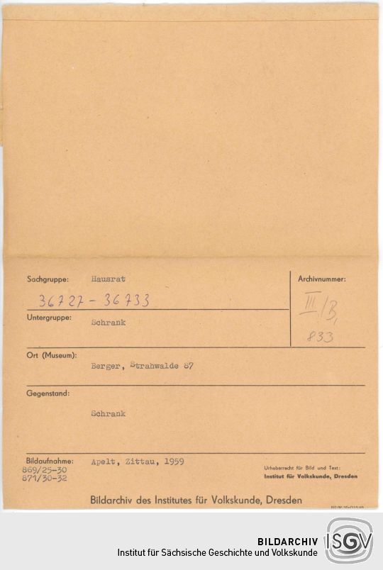 Bildkarte 036727 - 036733