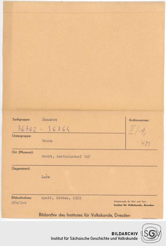 Bildkarte 036762 - 036764