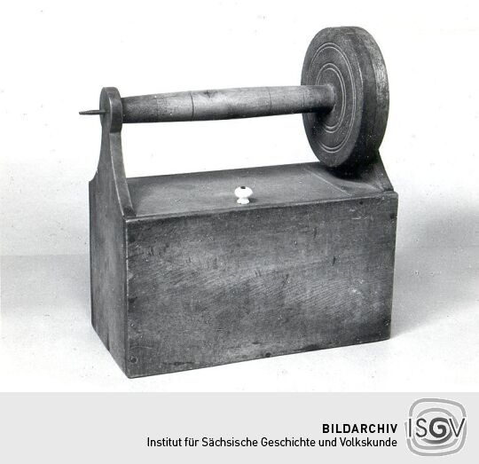 Aufwickelmaschine aus Holz